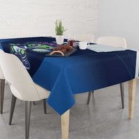 Scotland Rugby Custom Tablecloth Thistle Mascot Go Scottish!