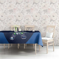 Scotland Rugby Custom Tablecloth Thistle Mascot Go Scottish!