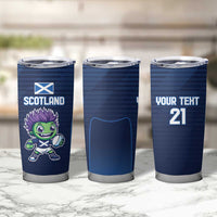 Scotland Rugby Custom Tumbler Cup Thistle Mascot Go Scottish!