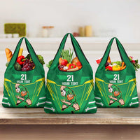 Ireland Rugby Custom Grocery Bag Irish Warrior Mascot Go Shamrock