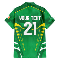 Ireland Rugby Custom Hawaiian Shirt Irish Warrior Mascot Go Shamrock