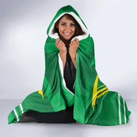 Ireland Rugby Custom Hooded Blanket Irish Warrior Mascot Go Shamrock