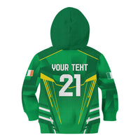 Ireland Rugby Custom Kid Hoodie Irish Warrior Mascot Go Shamrock