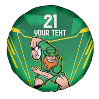 Ireland Rugby Custom Spare Tire Cover Irish Warrior Mascot Go Shamrock