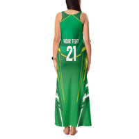 Ireland Rugby Custom Tank Maxi Dress Irish Warrior Mascot Go Shamrock