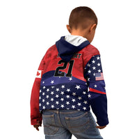 USA Canada Ice Hockey Custom Kid Hoodie Go Champion 4 Nations