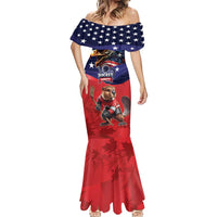 USA Canada Ice Hockey Custom Mermaid Dress Go Champion 4 Nations