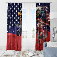 USA Canada Ice Hockey Custom Window Curtain Go Champion 4 Nations