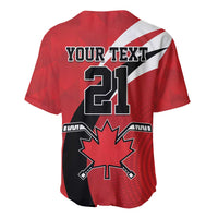 Canada Hockey Custom Baseball Jersey Go Champion 4 Nations