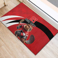 Canada Hockey Custom Rubber Doormat Go Champion 4 Nations