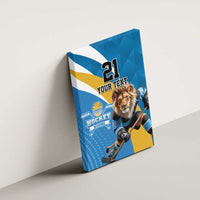 Finland Leijonat Hockey Custom Canvas Wall Art Suomen Jaakiekkoliitto 4 Nations