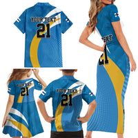 Finland Leijonat Hockey Custom Family Matching Short Sleeve Bodycon Dress and Hawaiian Shirt Suomen Jaakiekkoliitto 4 Nations