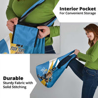 Finland Leijonat Hockey Custom Grocery Bag Suomen Jaakiekkoliitto 4 Nations