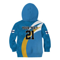 Finland Leijonat Hockey Custom Kid Hoodie Suomen Jaakiekkoliitto 4 Nations