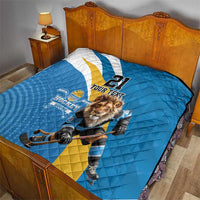 Finland Leijonat Hockey Custom Quilt Suomen Jaakiekkoliitto 4 Nations