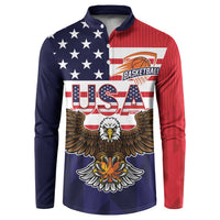 United States Basketball Custom Button Sweatshirt Team USA One For All