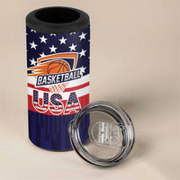 United States Basketball Custom 4 in 1 Can Cooler Tumbler Team USA One For All