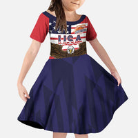 United States Basketball Custom Family Matching Off Shoulder Maxi Dress and Hawaiian Shirt Team USA One For All