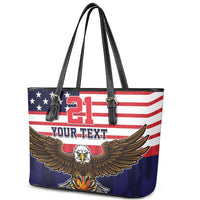 United States Basketball Custom Leather Tote Bag Team USA One For All