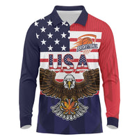United States Basketball Custom Long Sleeve Polo Shirt Team USA One For All