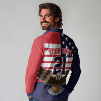 United States Basketball Custom Long Sleeve Polo Shirt Team USA One For All