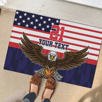 United States Basketball Custom Rubber Doormat Team USA One For All