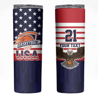 United States Basketball Custom Skinny Tumbler Team USA One For All