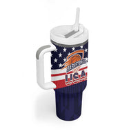 United States Basketball Custom Tumbler With Handle Team USA One For All