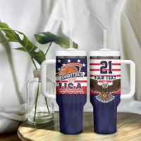 United States Basketball Custom Tumbler With Handle Team USA One For All