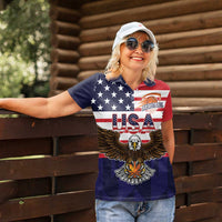 United States Basketball Custom Women Polo Shirt Team USA One For All