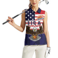 United States Basketball Custom Women Sleeveless Polo Shirt Team USA One For All