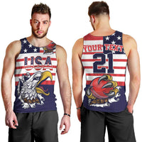 United States Cricket Custom Men Tank Top Team USA One For All