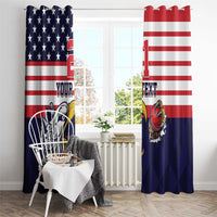 United States Cricket Custom Window Curtain Team USA One For All