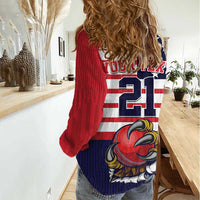 United States Cricket Custom Women Casual Shirt Team USA One For All