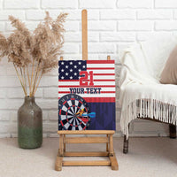 United States Dart Custom Canvas Wall Art Team USA One For All