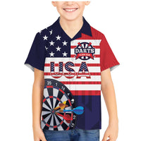 United States Dart Custom Family Matching Mermaid Dress and Hawaiian Shirt Team USA One For All