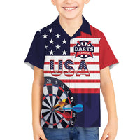 United States Dart Custom Family Matching Puletasi and Hawaiian Shirt Team USA One For All
