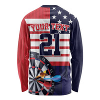 United States Dart Custom Long Sleeve Shirt Team USA One For All