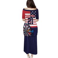 United States Dart Custom Puletasi Team USA One For All