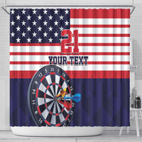 United States Dart Custom Shower Curtain Team USA One For All