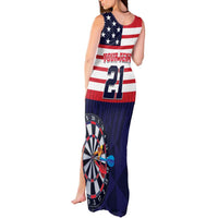 United States Dart Custom Tank Maxi Dress Team USA One For All