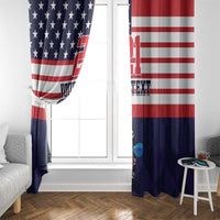 United States Dart Custom Window Curtain Team USA One For All
