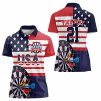 United States Dart Custom Women Polo Shirt Team USA One For All