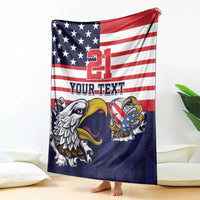 United States Football Custom Blanket Team USA One For All