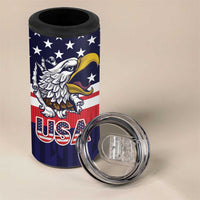 United States Football Custom 4 in 1 Can Cooler Tumbler Team USA One For All