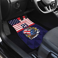 United States Football Custom Car Mats Team USA One For All