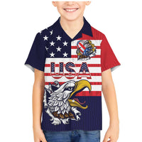 United States Football Custom Family Matching Mermaid Dress and Hawaiian Shirt Team USA One For All