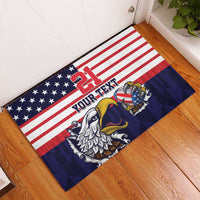 United States Football Custom Rubber Doormat Team USA One For All