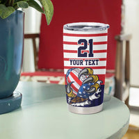 United States Football Custom Tumbler Cup Team USA One For All