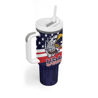 United States Football Custom Tumbler With Handle Team USA One For All